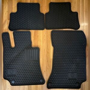 MercedesBenz Genuine All Weather Floor Mats 2010-16 E-Class Sedan W212 FULL SET